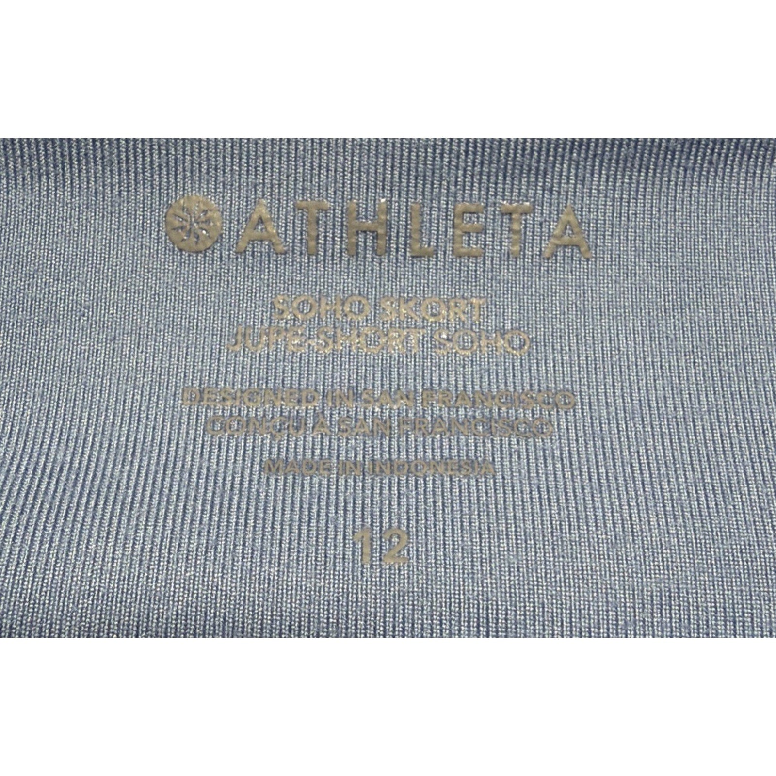 Athleta Women's Soho Skort 12 Tennis Running Activewear Cottage Blue Stretch