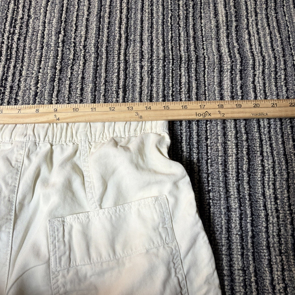 Zara Women's Balloon Tapered Leg Biege High Waisted Pants Size Medium