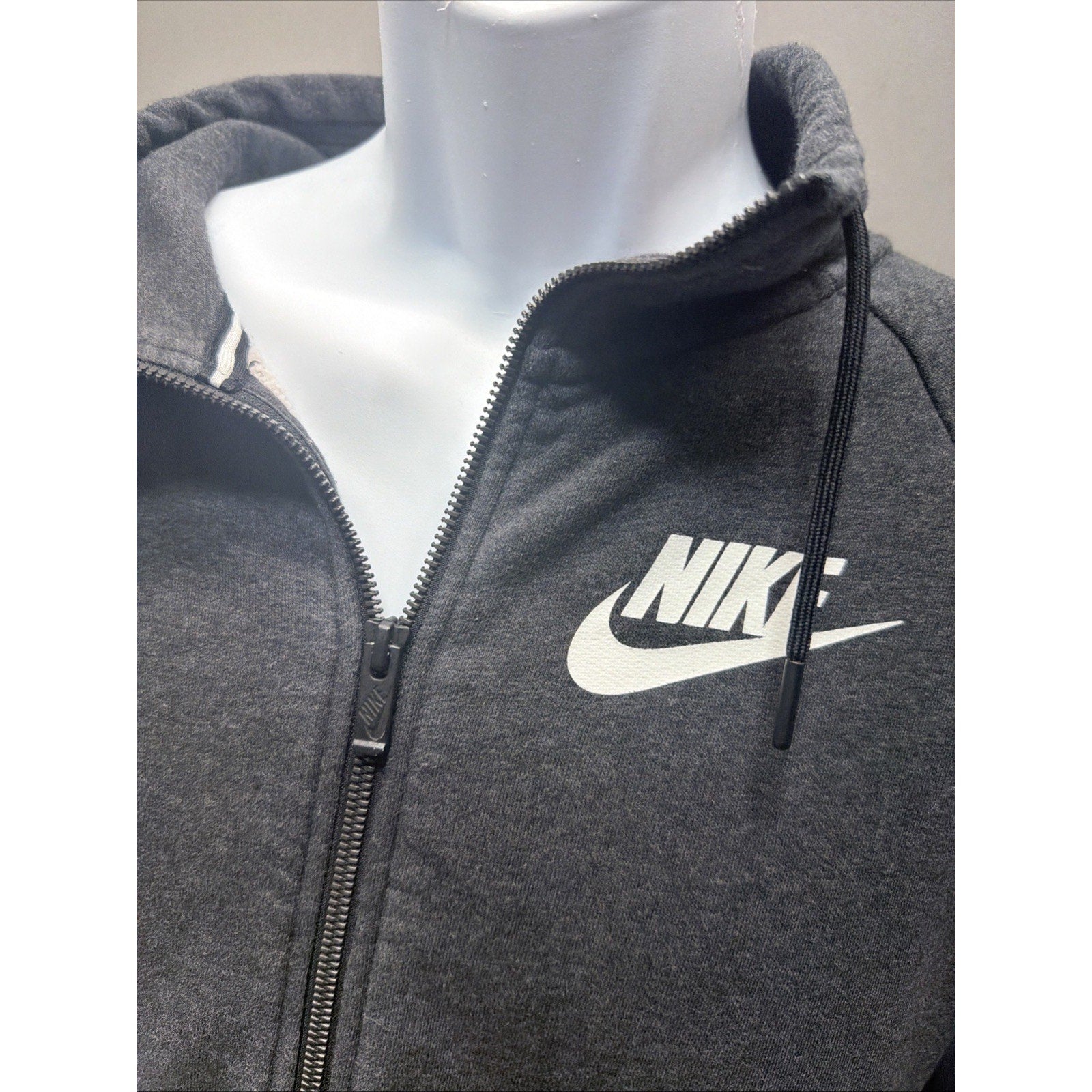 Nike Sweatshirt Men's XL Gray 1/2 Zip Rally Fleece Sweater AH6494-032