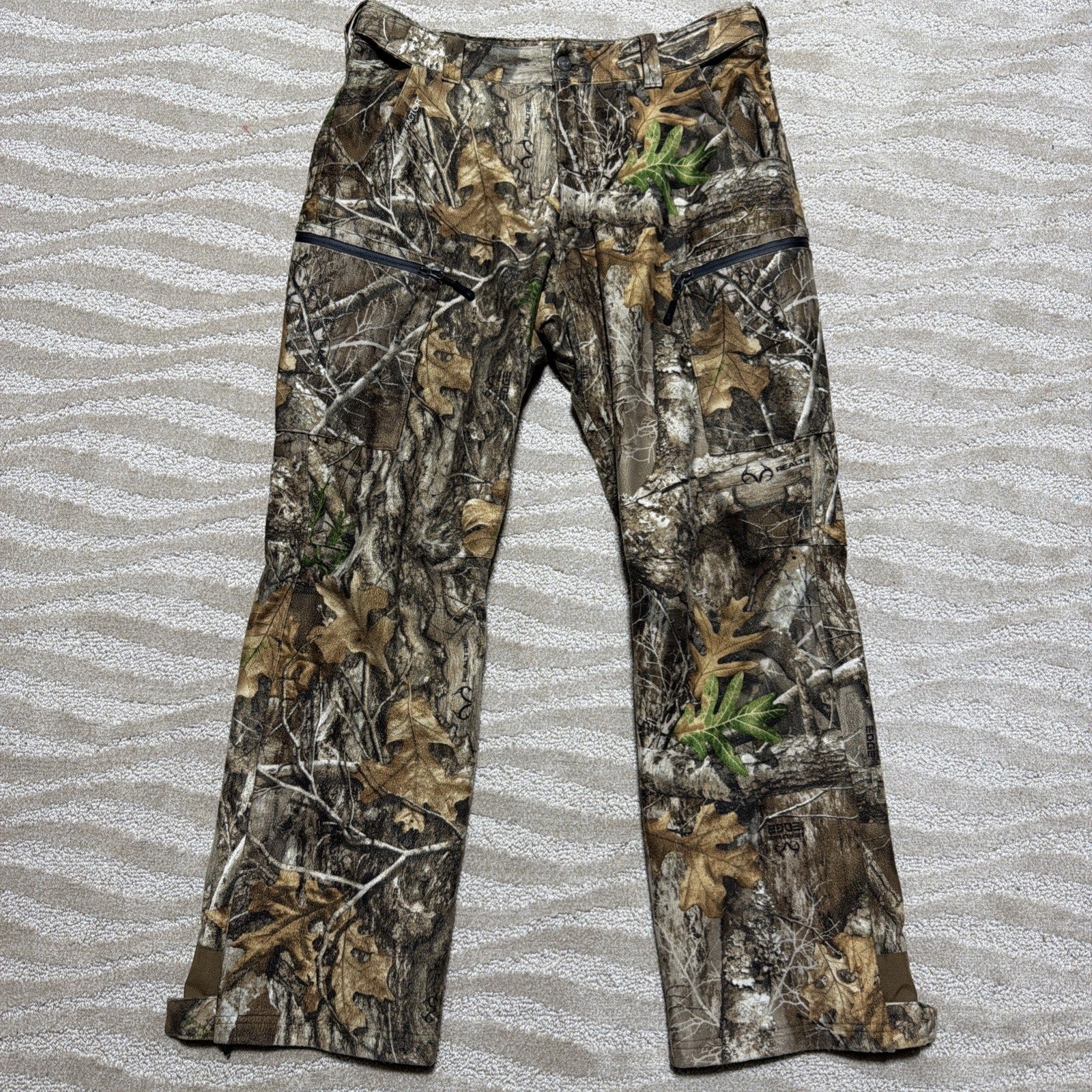 Real Tree Xtra Scent Factor Mens Camouflage Hunting Lined Pants Size M Camo