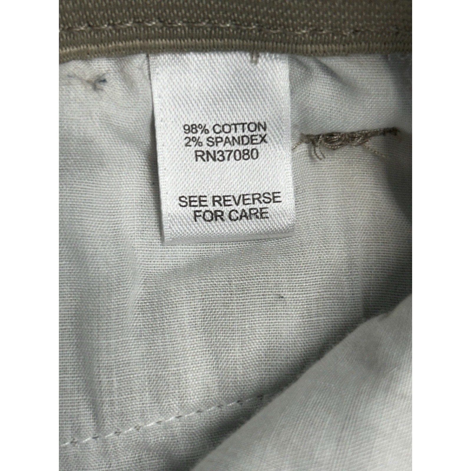 Cato Womens Chino Pants Size 8 Beige Classic Fit High Rise Straight Leg EUC.
