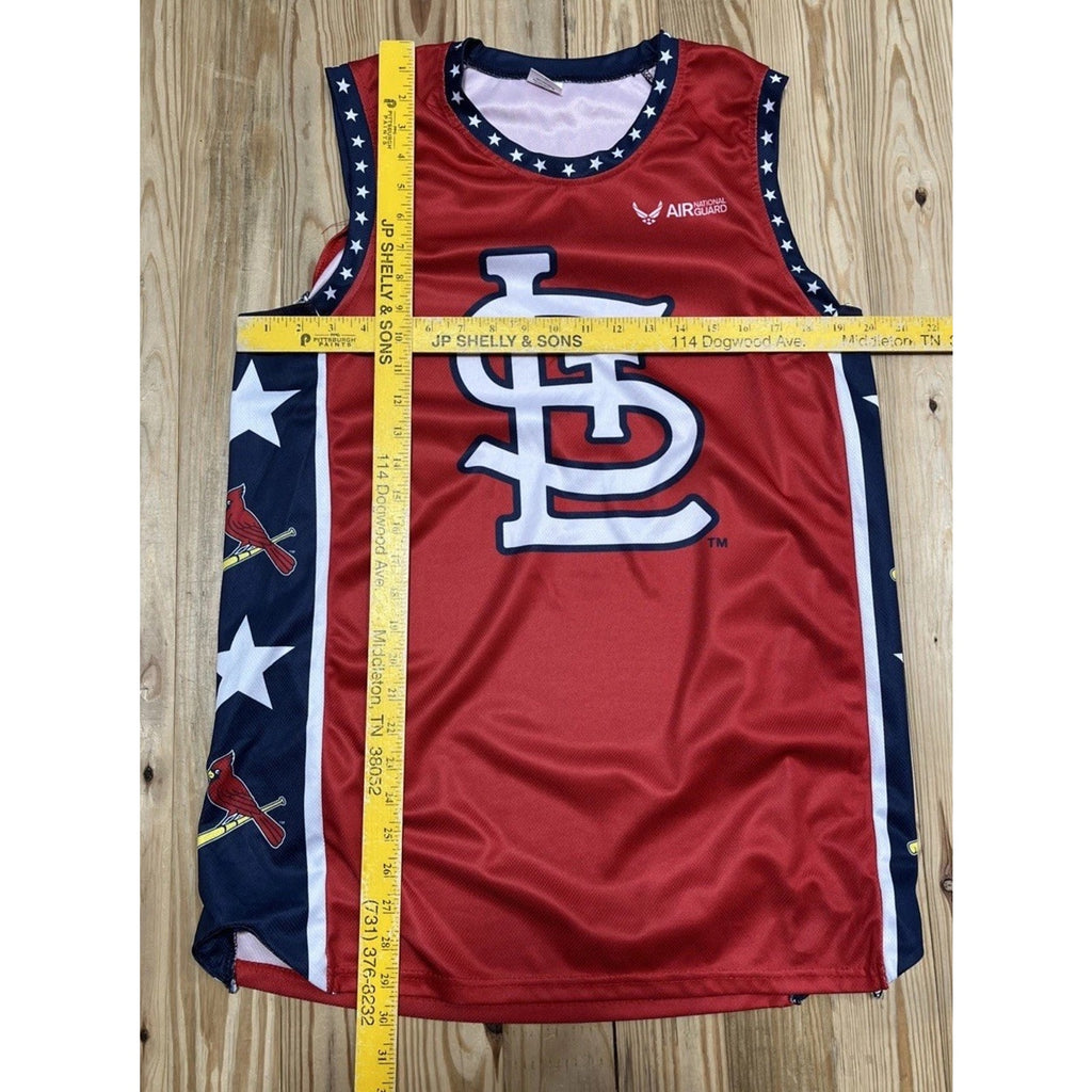 St. Louis Cardinals Adult Basketball Jersey Shirt Air National Guard Size XL