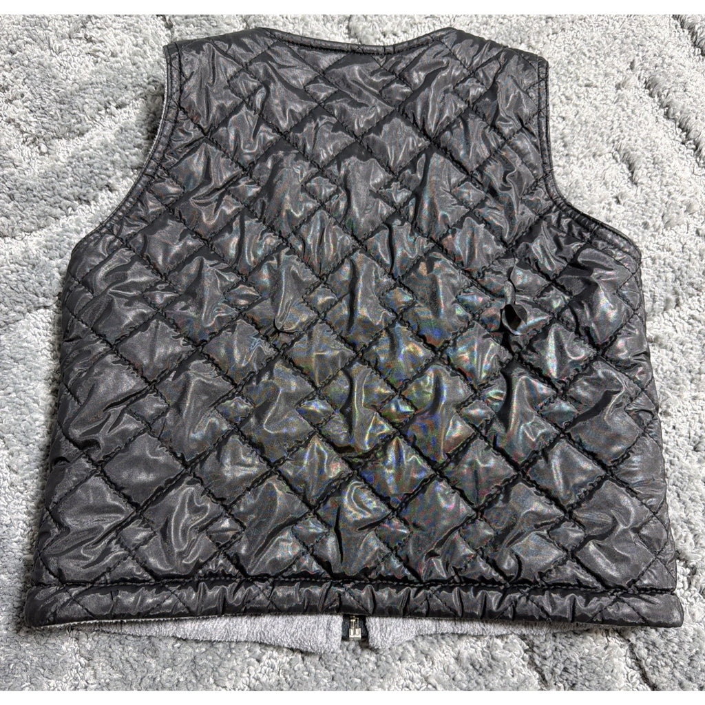 Harley Davidson Quilted Motorcycle Rider Riding Biker Vest KIDS sz 4 Boys Girls