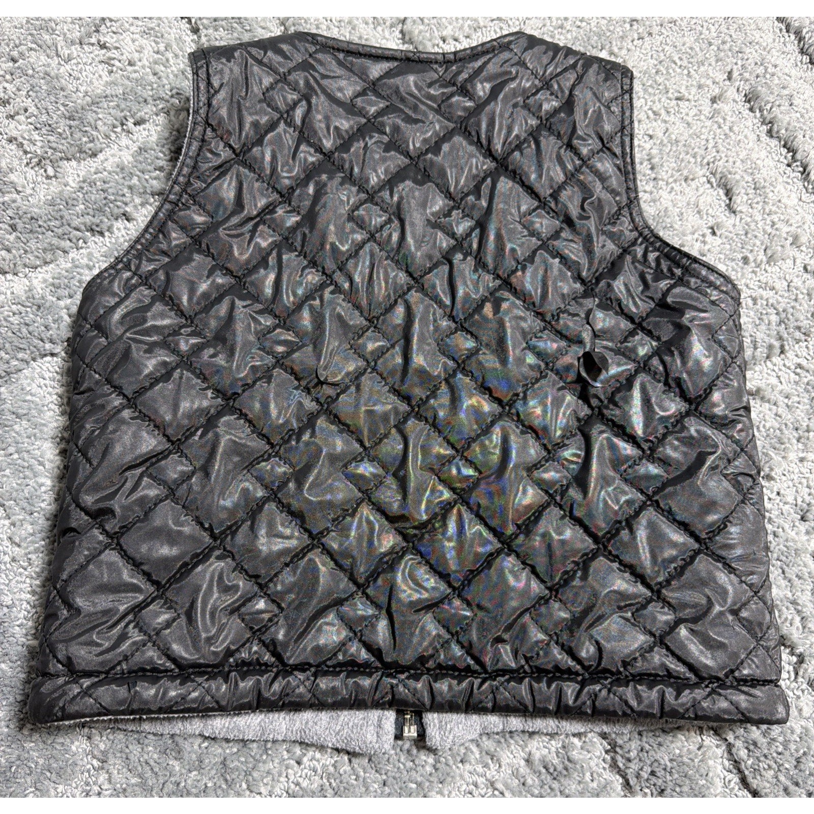 Harley Davidson Quilted Motorcycle Rider Riding Biker Vest KIDS sz 4 Boys Girls