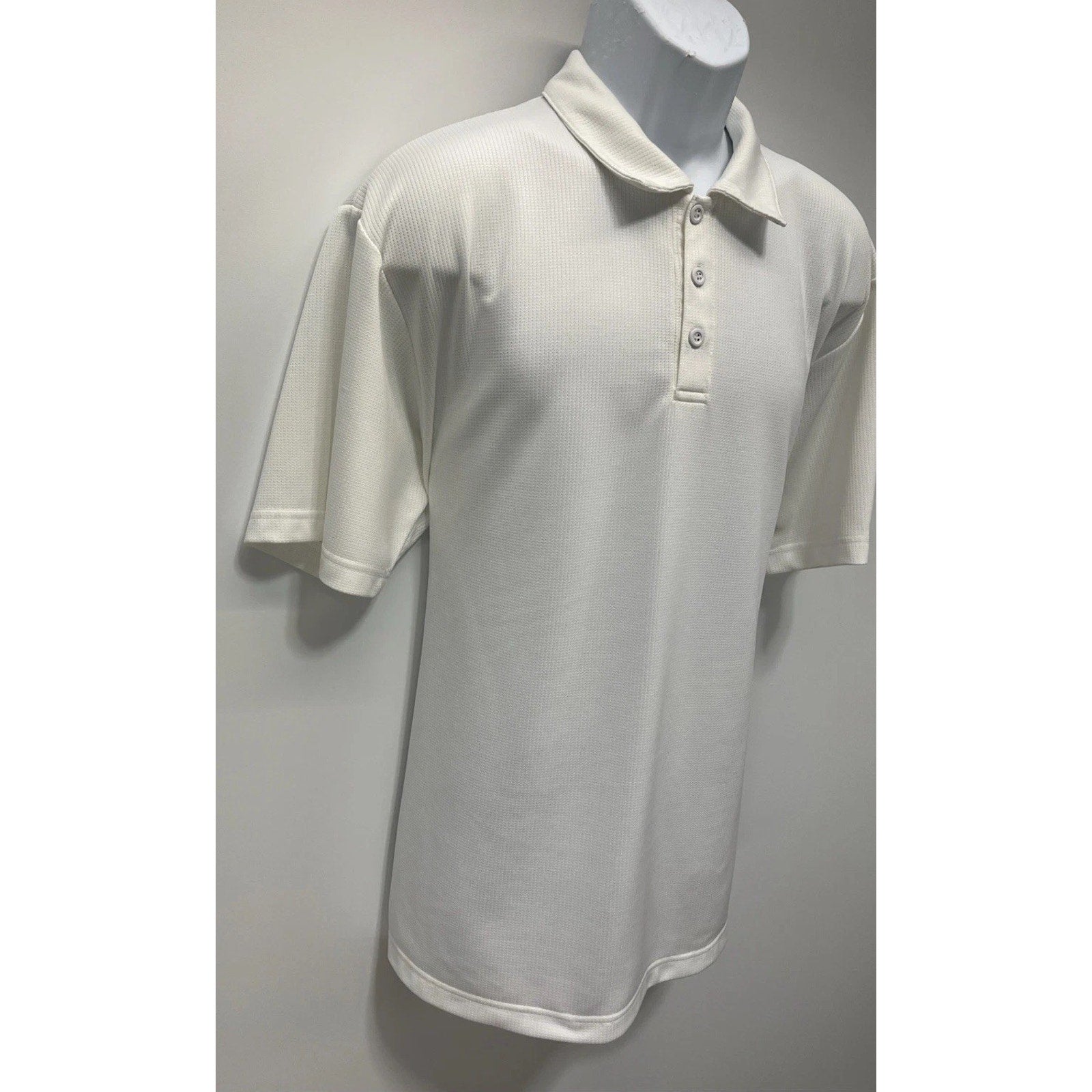 Vintage Nike Men’s Dri-Fit Polo Shirt White Size XL Light Performance Golf Cool
