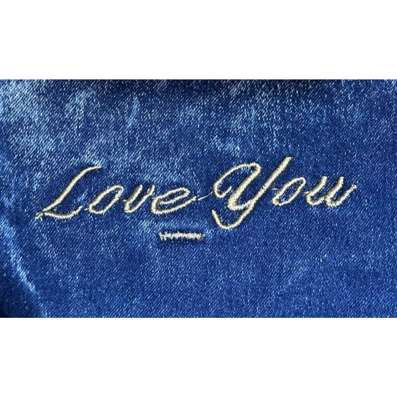 Love You Blue Acid Wash Jeans Size 7/8 Pockets Stretch 27x30