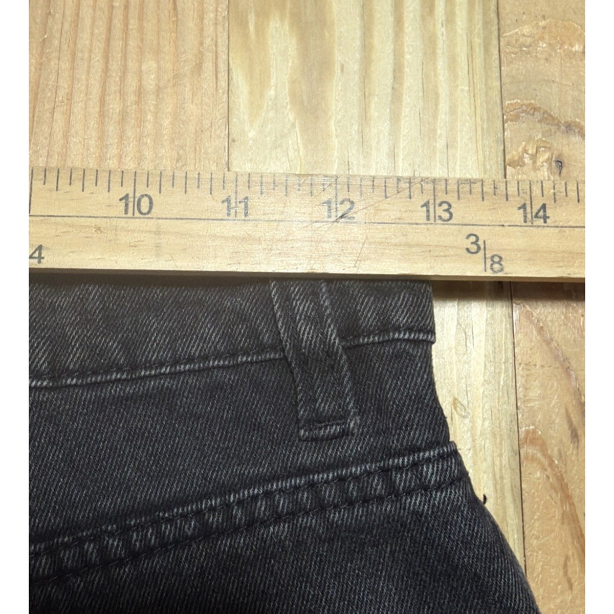 Flying Monkey Black Label Hgh Rise Straight Jeans Womens Size 25 Distressed