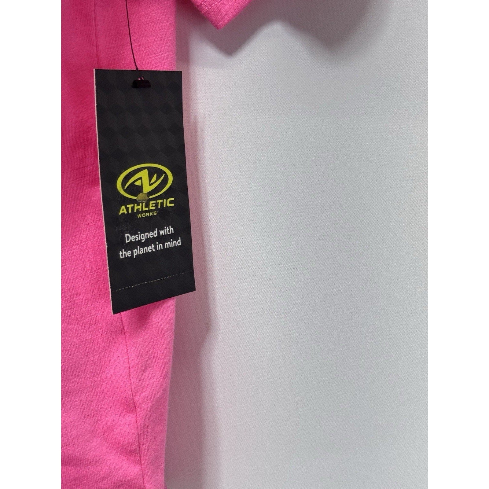 Athletec Girl Power Short Sleeve Pink Crop Top Girls Plus Size XXL NWT