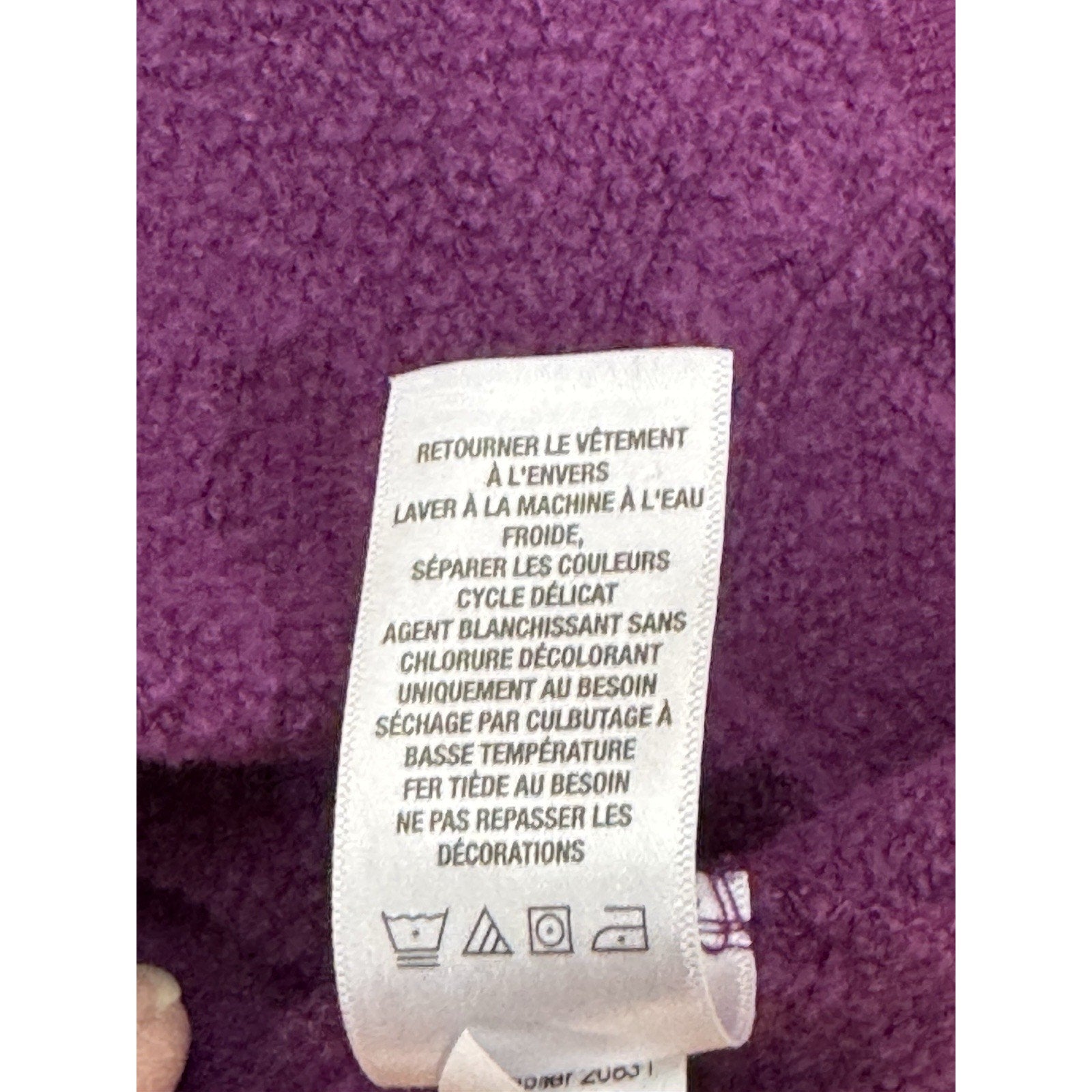 Aeropostale Hoodie Junior Size Large Purple Cotton Jacket Pockets Full Zip Logo