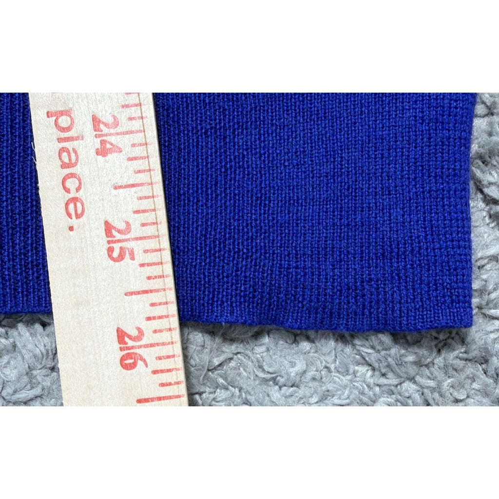 Polo Ralph Lauren V-Neck 100% Italian Wool Sweater Pullover Flaw