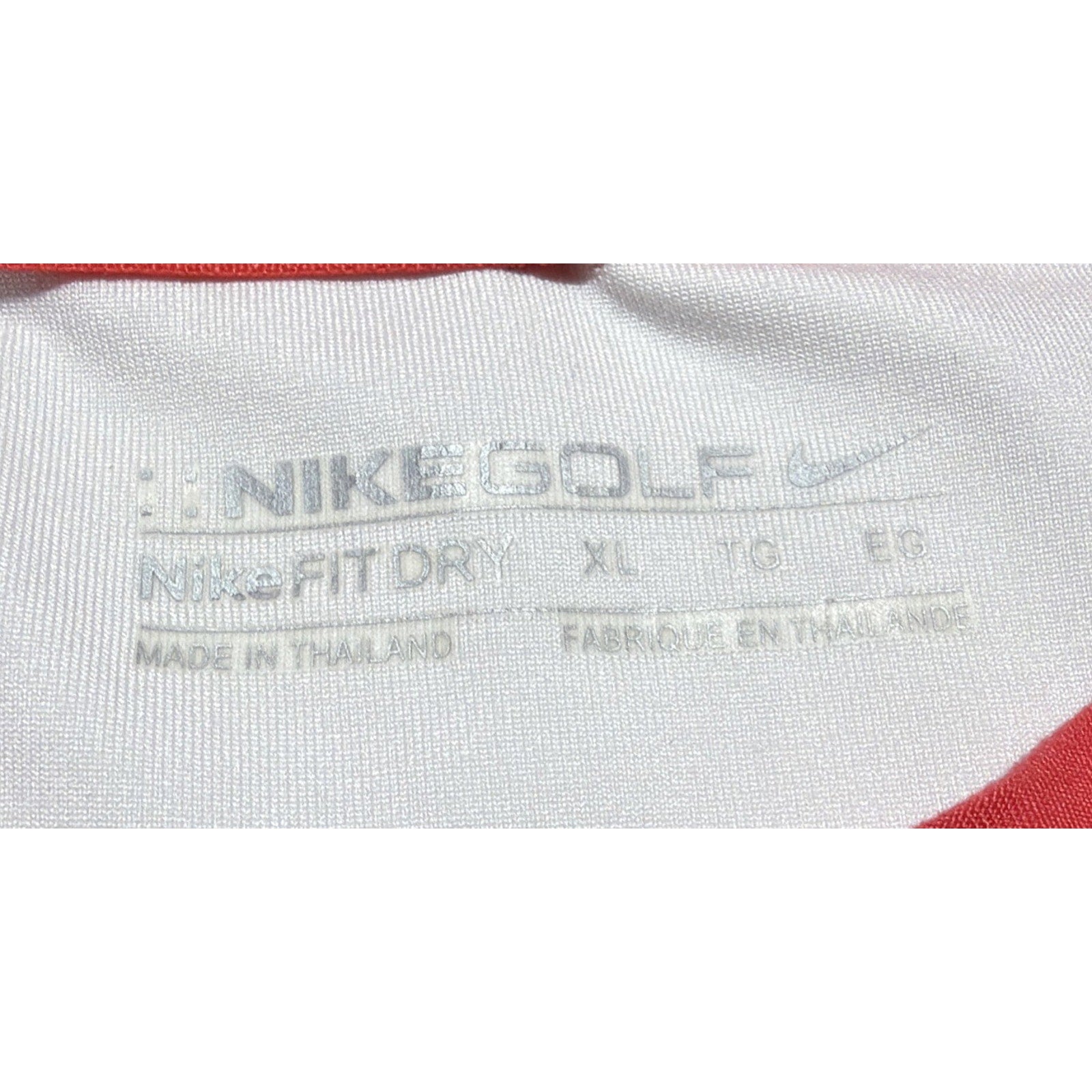Vtg NIKE GOLF FIT DRY TENNIS SHIRT RUNNING XL STRETCH MOCK NECK 256503