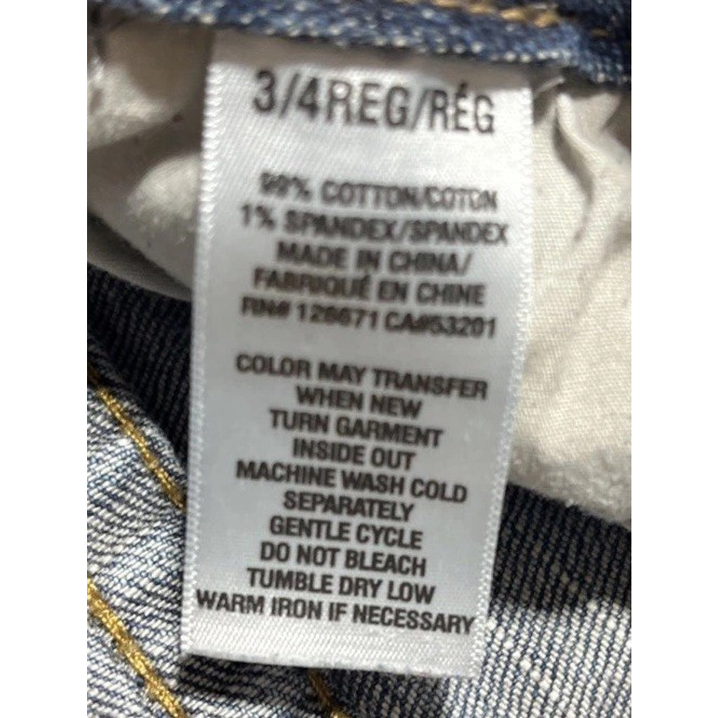 Aeropostale Jeans Size 3/4 Hailey Skinny Flare Blue Denim Pockets Zip Fly