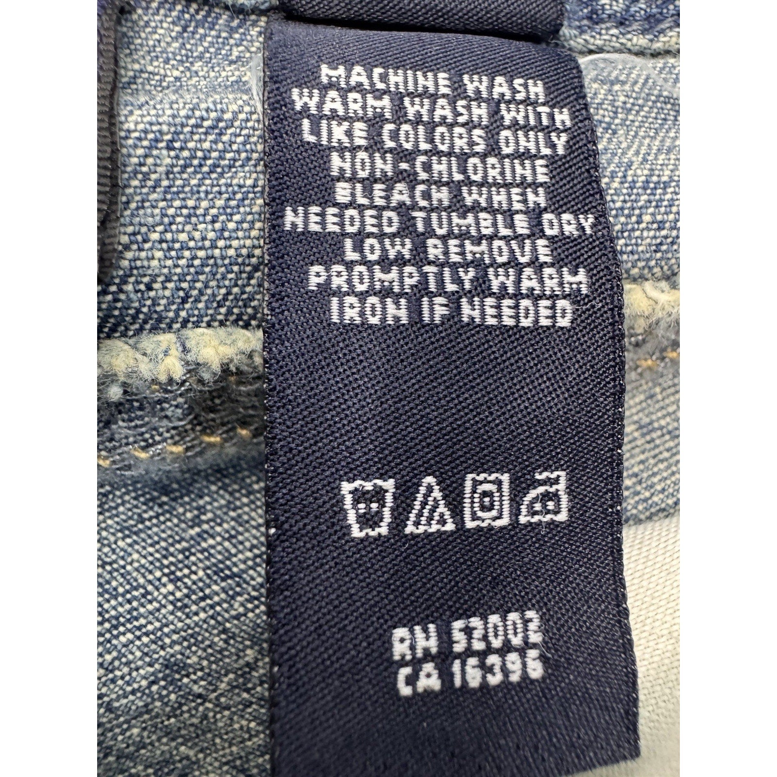 Vintage 90s Crazy Horse A-Line Denim Skirt Stretch Women’s Size 10