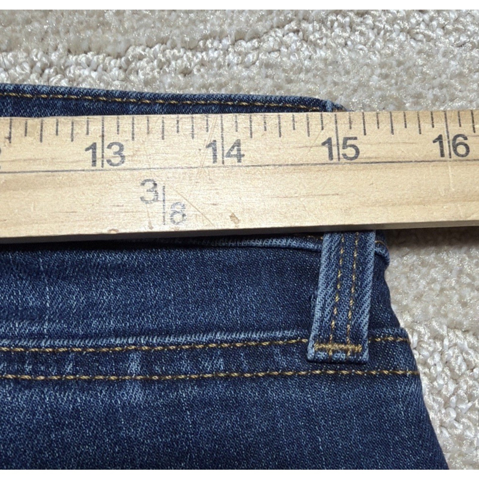 NYDJ Barbara Bootcut Womens Jeans Womens Sz 8 Mid Rise Lift Tuck Blue NWT 30x32