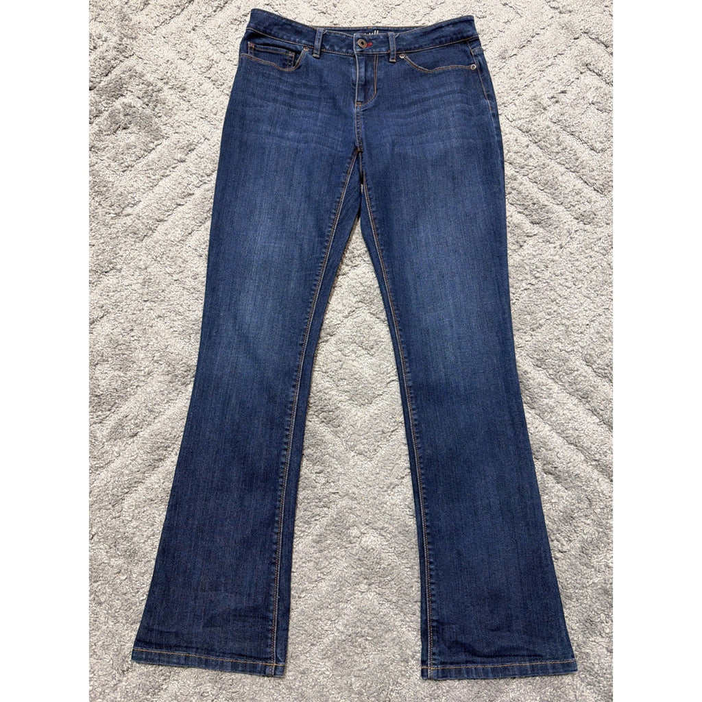 J. Jill Denim Modern Slim Bootcut Jeans Blue Women's Size 4 Stretch 30x31
