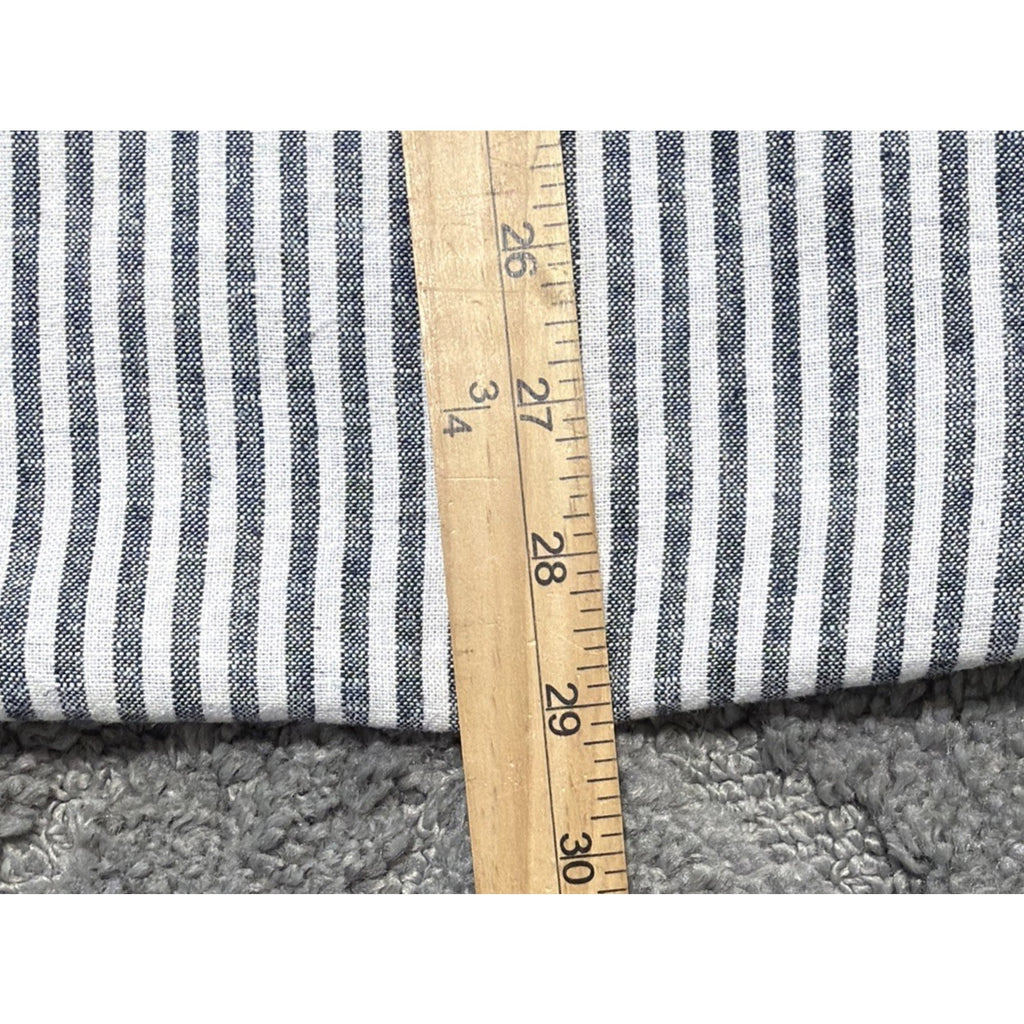 Old Navy Linen Blend Striped Tie Shoulder Straps Mini Dress Size Medium