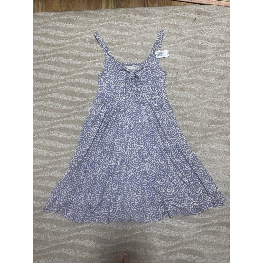 Torrid Women Dress 1 Blue Floral Fit & Flare Romantic Garden Party Sleeveless