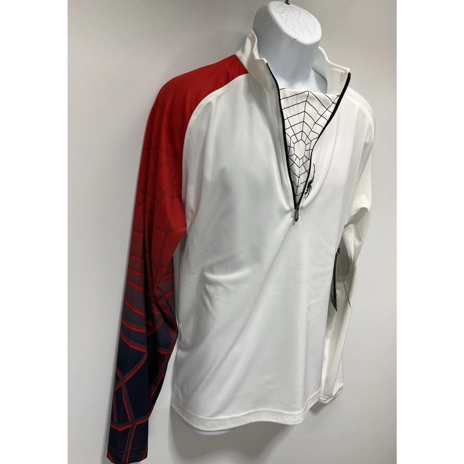 NEW $95 SPYDER MEN'S SKI/SNOW "ANGLE" T-NECK T-SHIRT FIRST LAYER