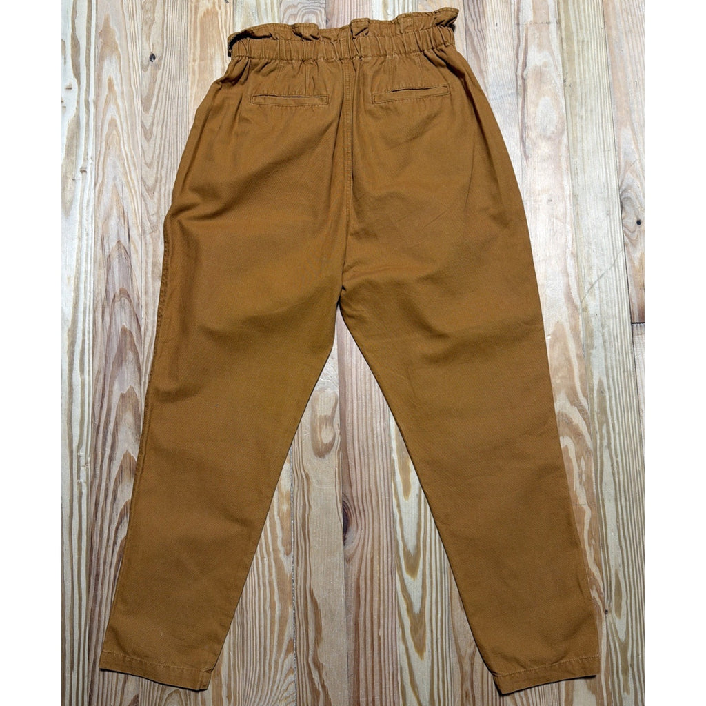 Nwt Zenana outfitters Canvas Drawstring Jogger Pants High Rise Size Large