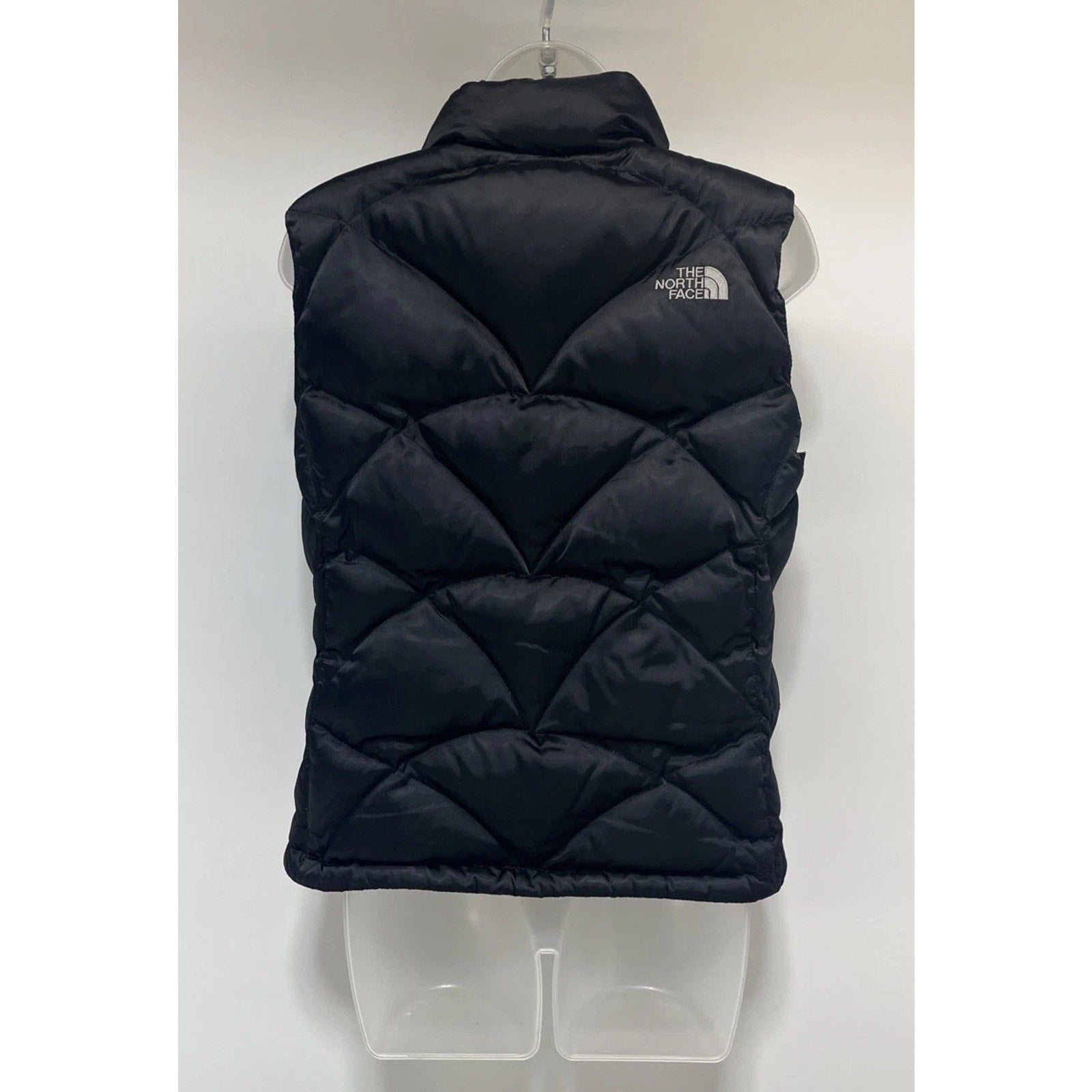 The North Face 550 Down Quilt Dark Black Puffer Vest, Women’s Size S
