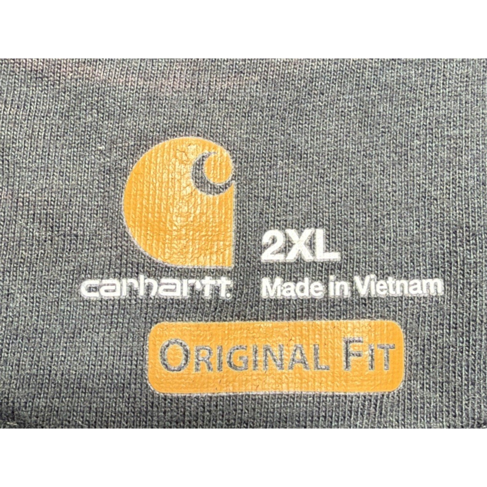 Carhartt Rain Defender Black Hooded Full Zip Thermal Fleece Hoodie 2XL