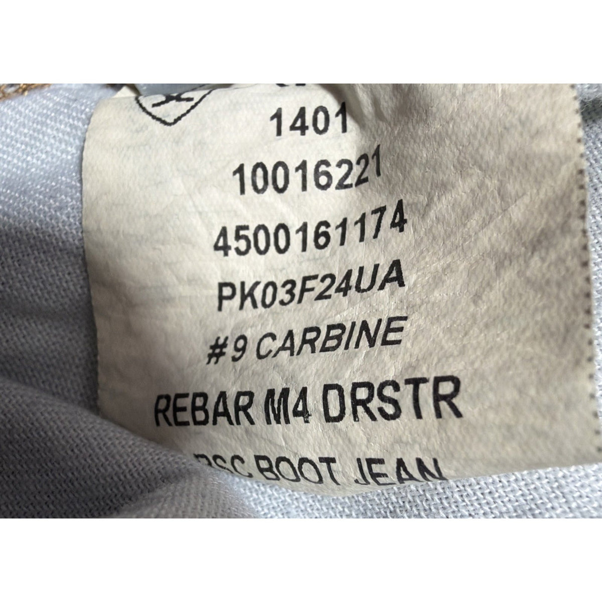 Ariat Rebar M4 Jeans Men’s 38x32 Blue Relaxed Boot Denim Western Workwear