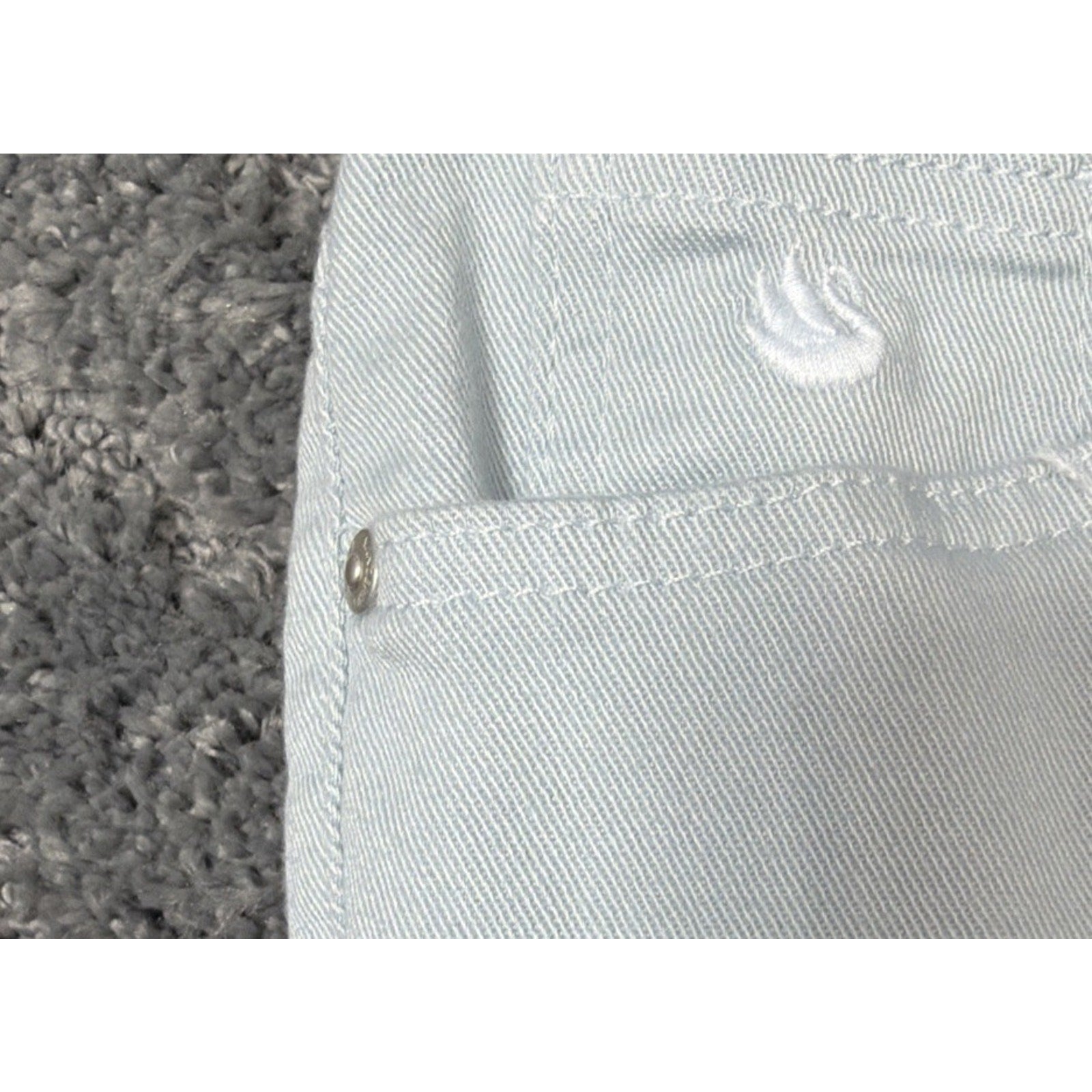 GLORIA VANDERBILT AMANDA 16 AVERAGE High Rise CASCADE BLUE PANTS NWT 36x31