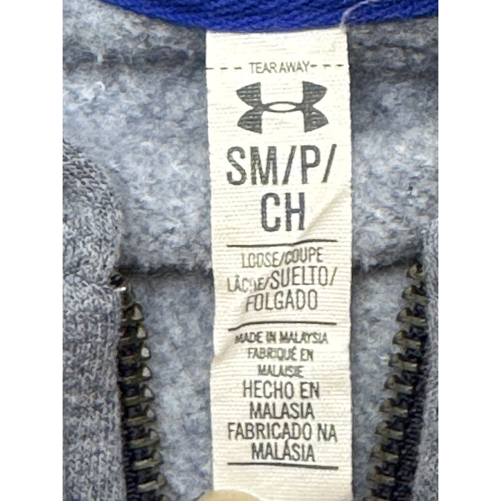 UNDER ARMOUR COLDGEAR Loose Blue Hoodie Sweatshirt men’s Size Small No Drawstrin