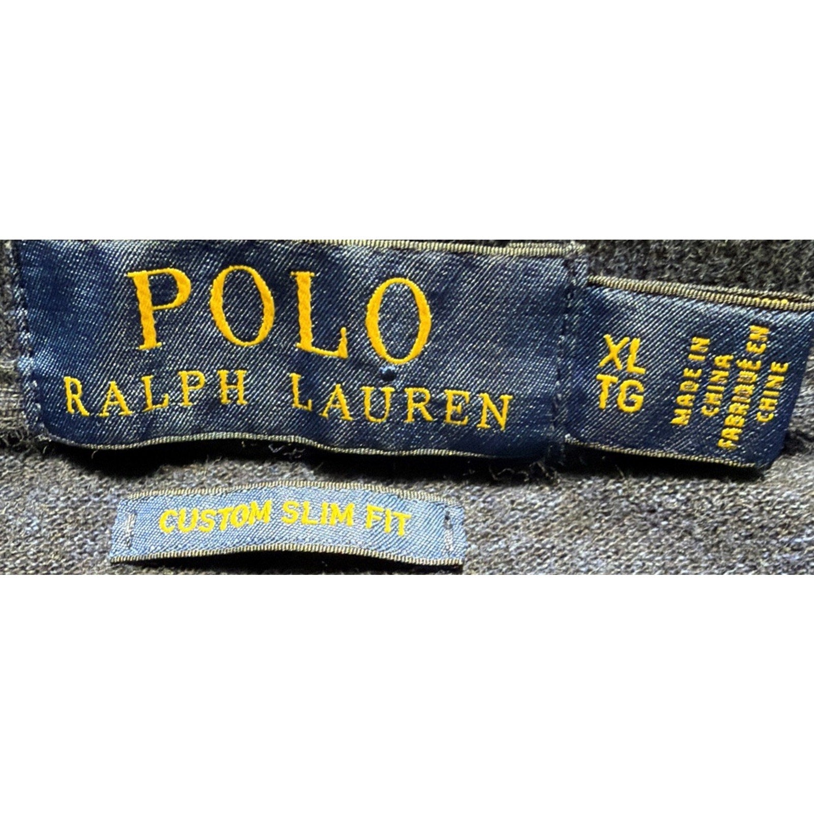 Polo Ralph Lauren Custom Slim Fit Mesh Polo Shirt Mens Heathered Navy