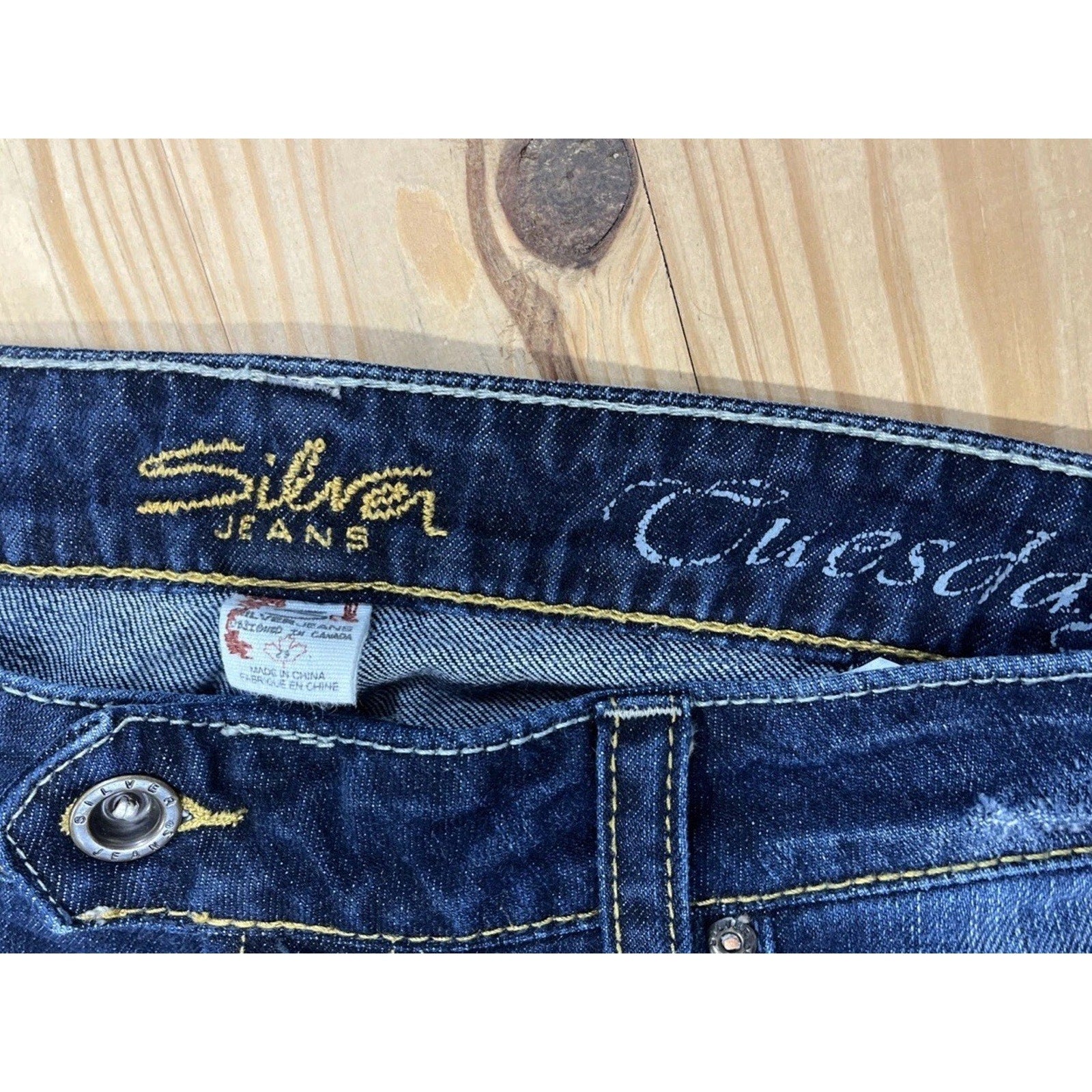 Silver Jeans Women's Sz 29x30 Tuesday Low Rise Boot Cut
