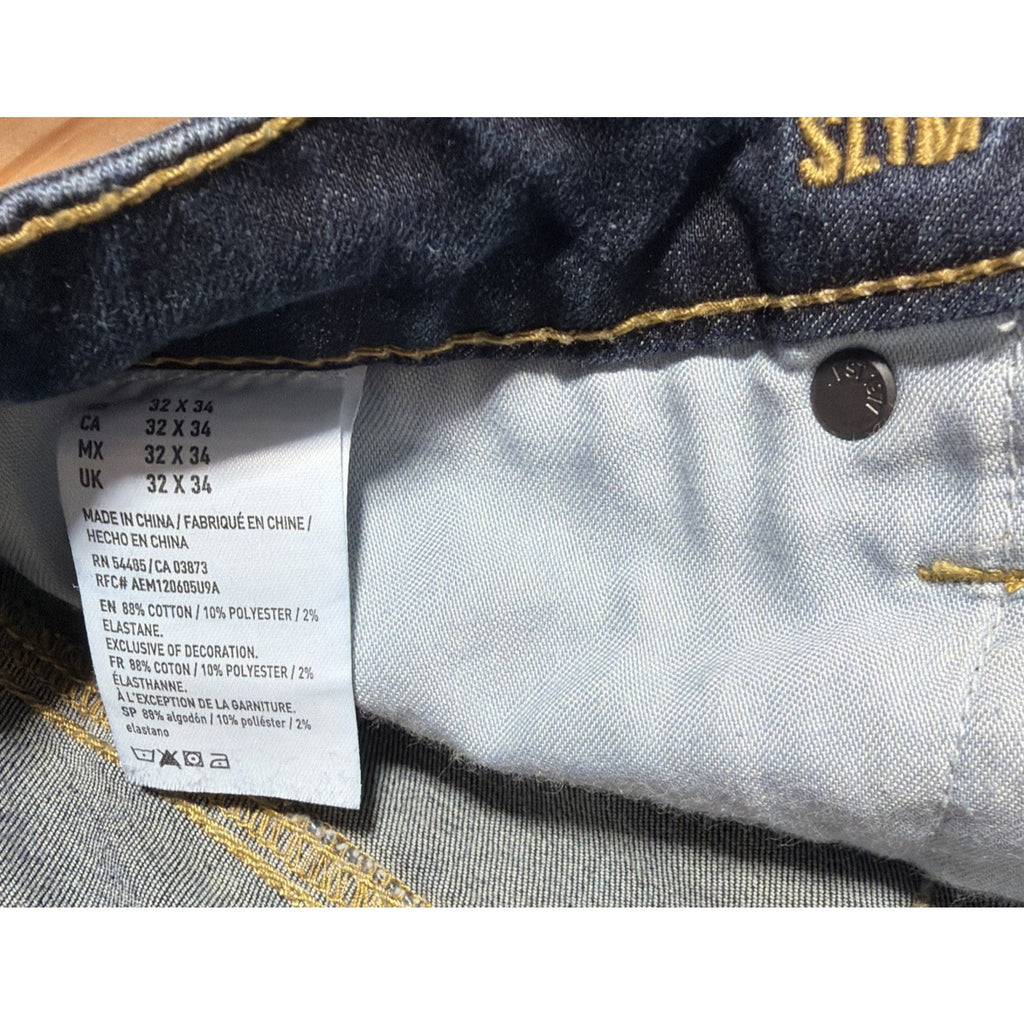 Denim Jeans American Eagle Extreme Flex Slim Men's Size 32x34 Blue