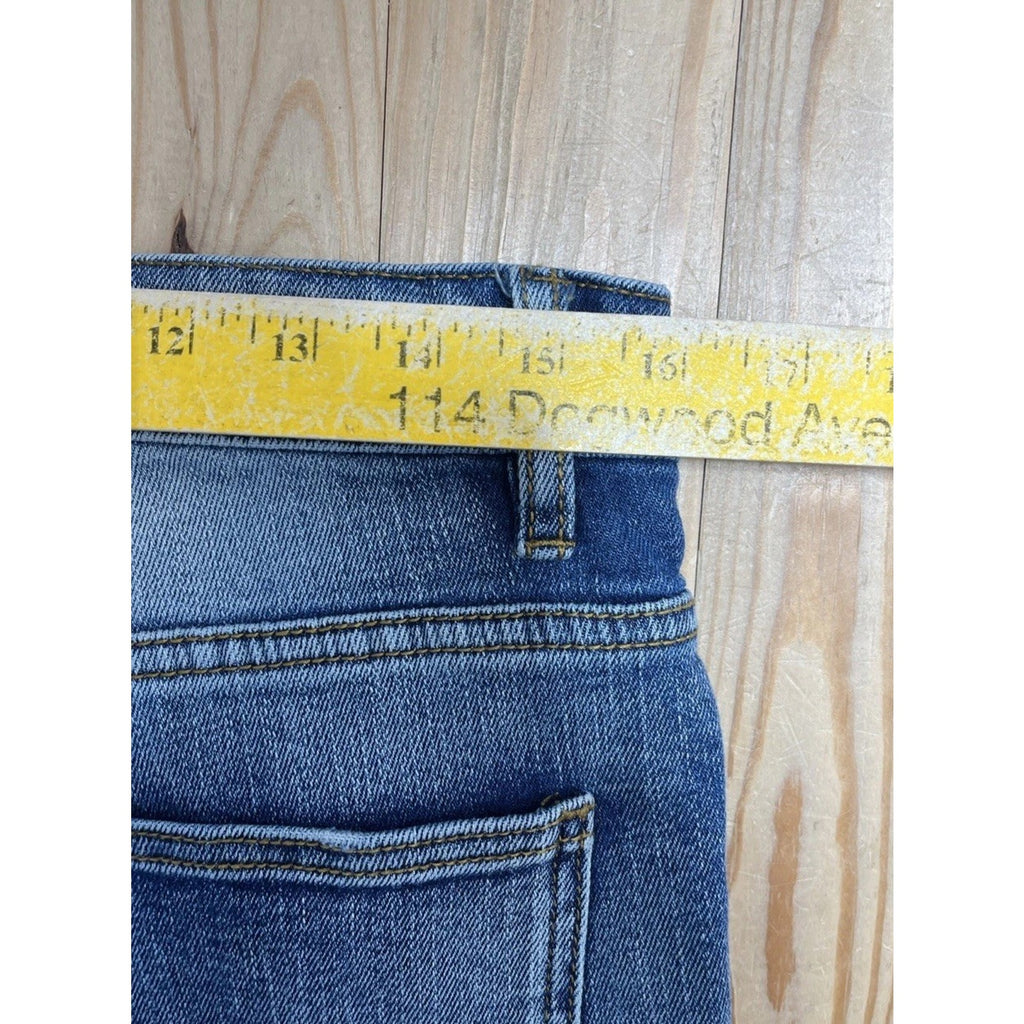 Embellish NYC Men's Rip & Repair Patchwork Distressed Skinny Fit Denim Jeans 32