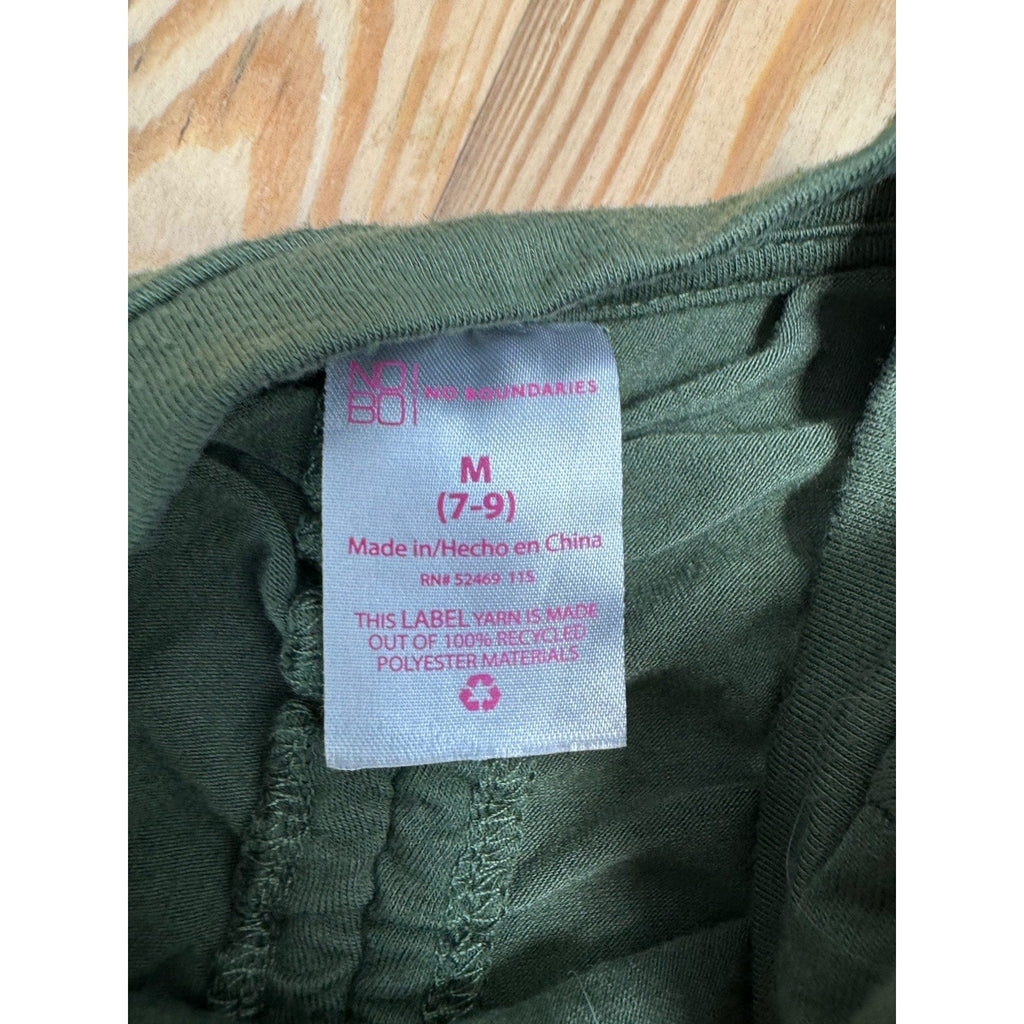 No Boundaries Tank Juniors Size Medium (7-9) Green Graphic “The Eye The Moon”