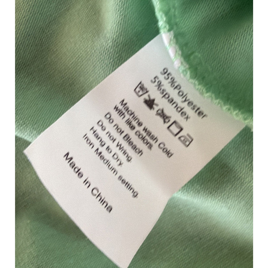 NWT Michelle Mae Lime Green Tank Top Plus Size 4XL Stretch