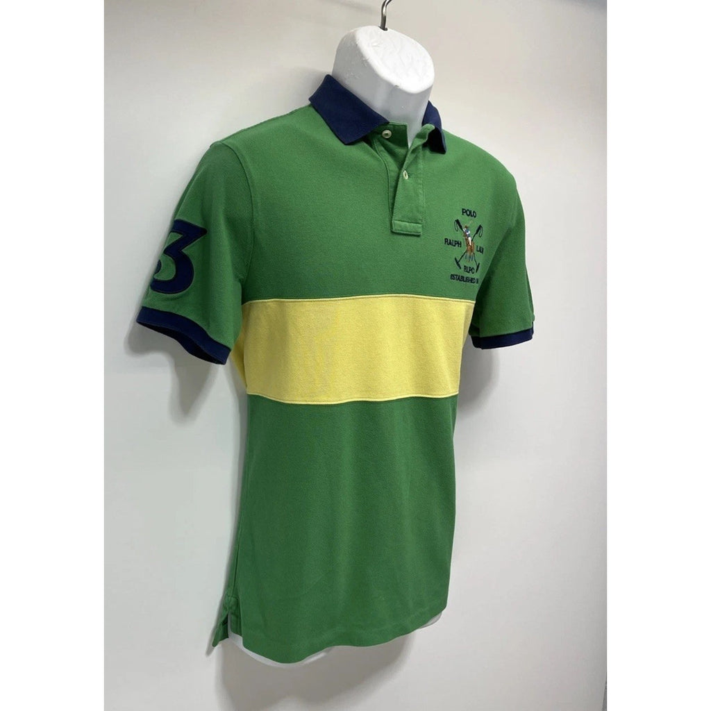 Polo Ralph Lauren Club Mens M Classic Fit Short Sleeve Pony Equestrian Shirt