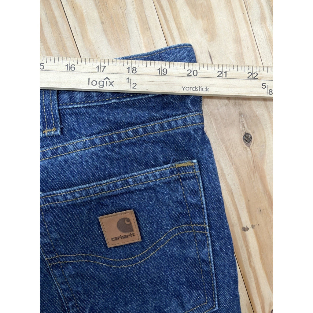 Carhartt Men's Size *42x32 B460 DVB Dark Wash Blue Relaxed Fit Jeans