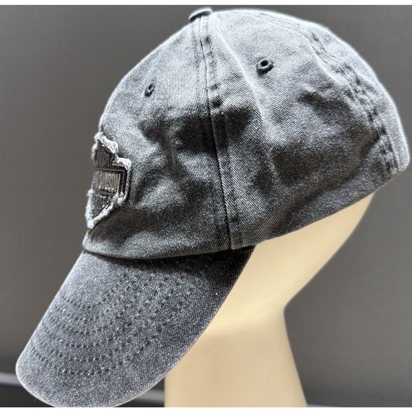 Harley Davidson Strapback Hat Cap Motorcycle Embroidered Official OS Grunge