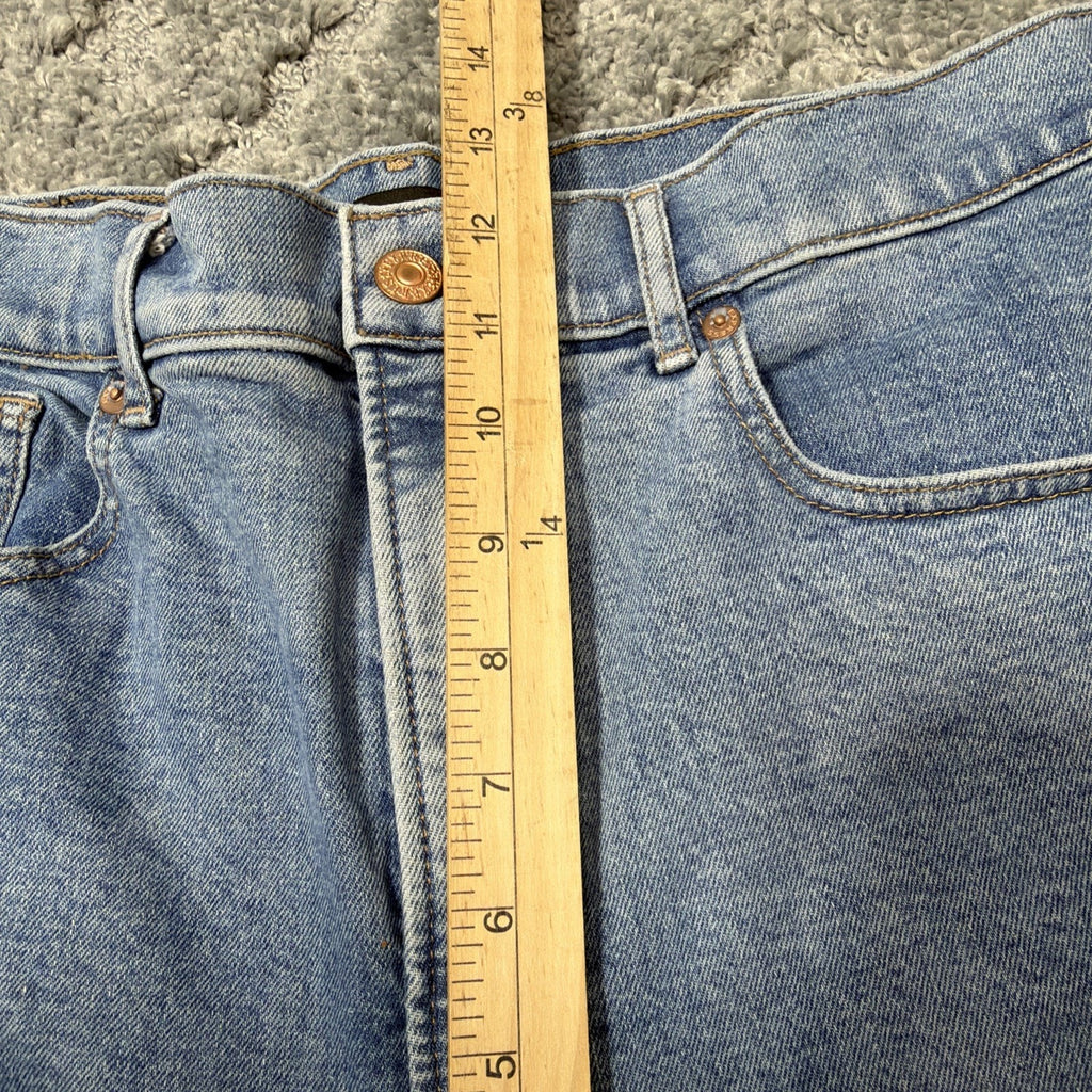 Express Women Floral Embroidered Boho Super High Rise Slim Denim Jeans Sz 10R