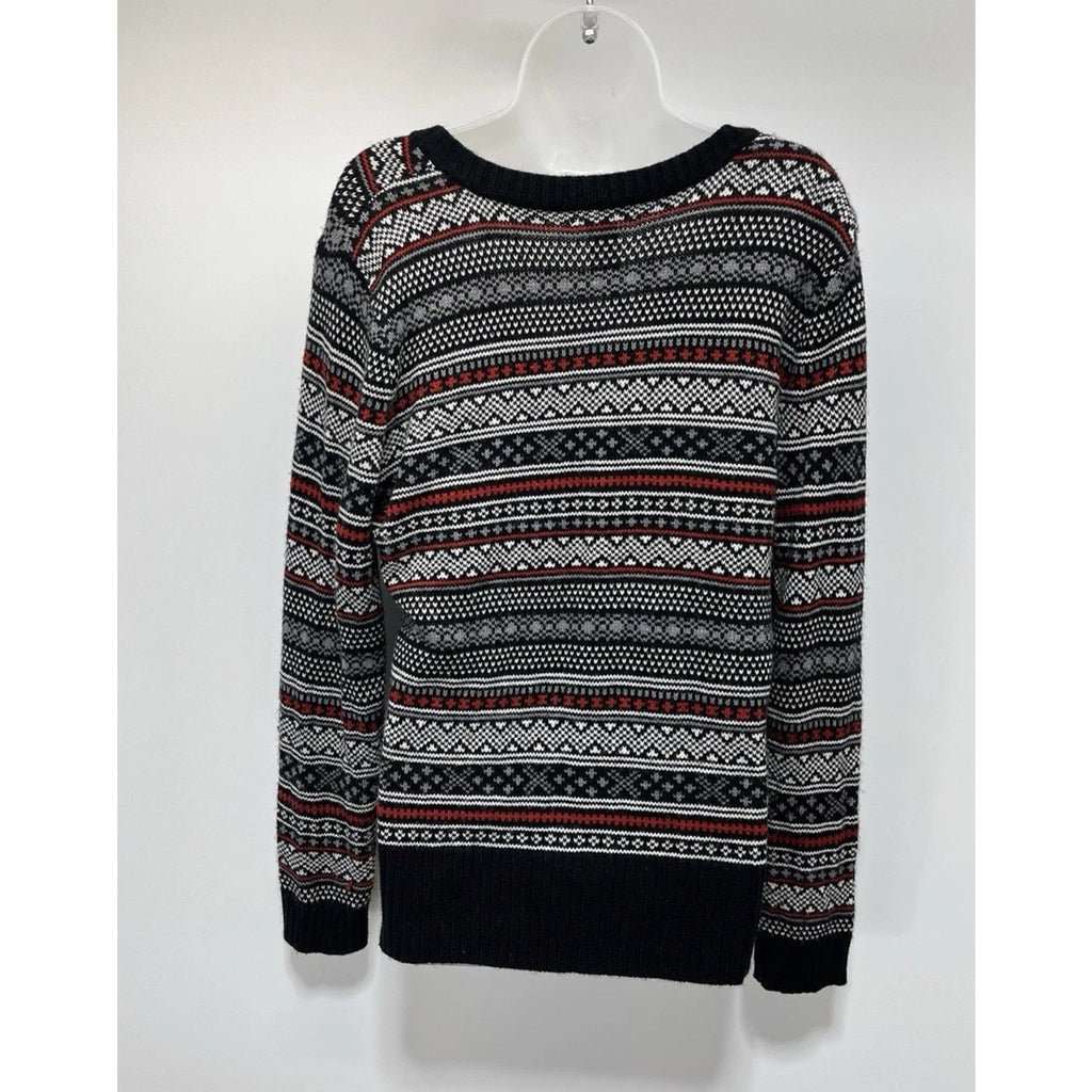 New York And Company Nordic V Neck Sweater Size XL