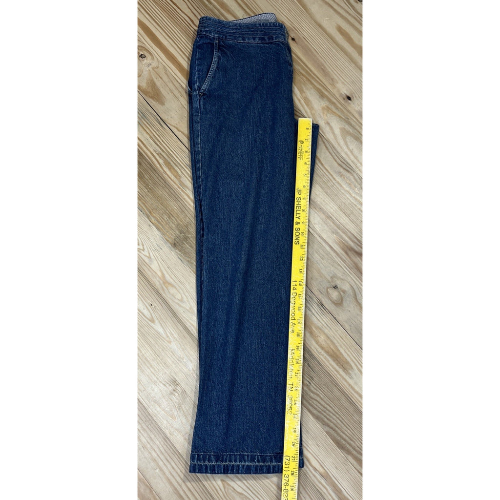 J.Jill Genuine Fit Below Waist Stretch DARK WASH Jeans Women’s size 4 Petite