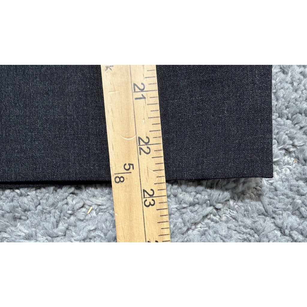 Vintage Talbots Sz 8 Petite Dark Gray Wool Lined Straight Pencil Skirt
