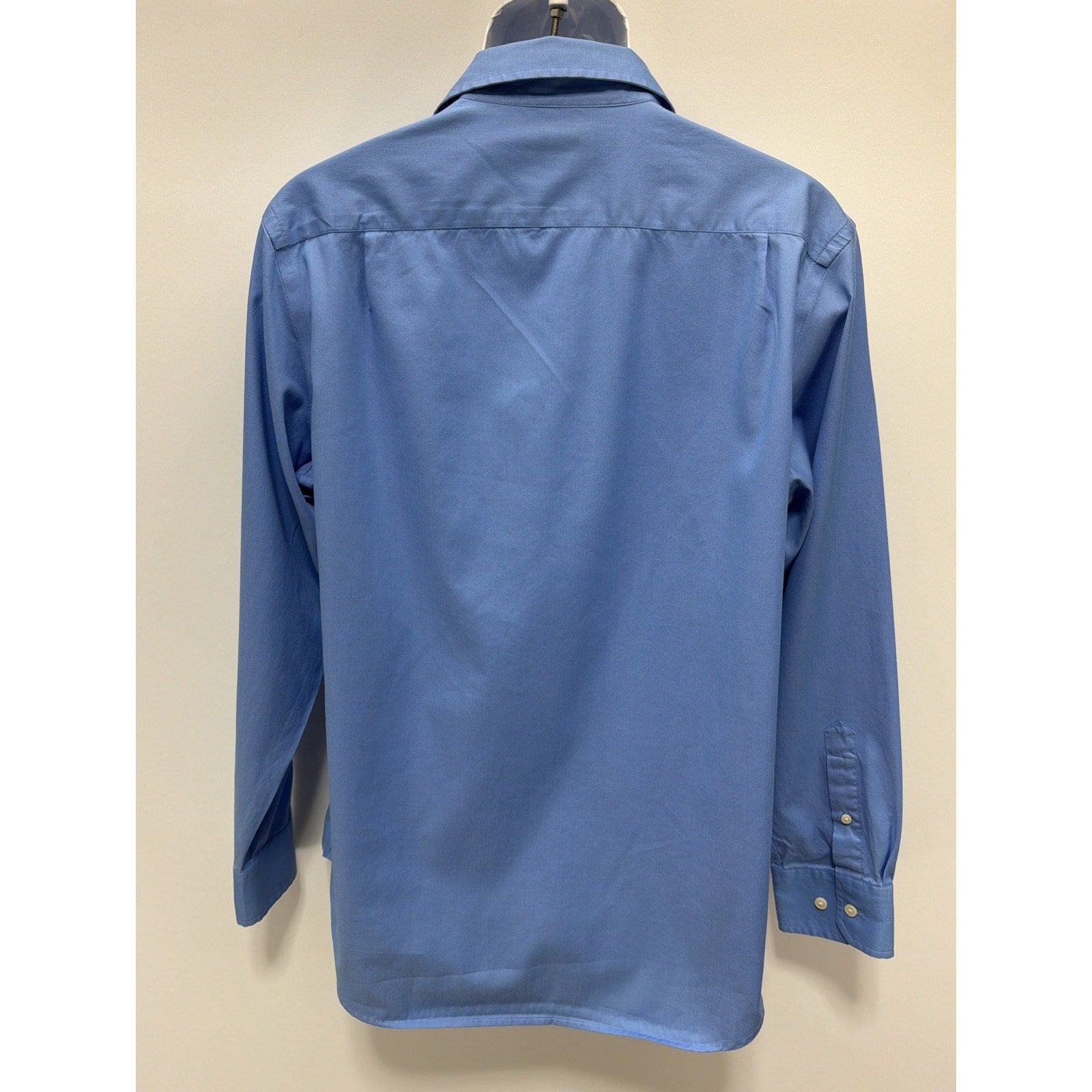 BANANA REPUBLIC Non Iron Classic Fit Shirt Mens Medium Blue Button Long Sleeve