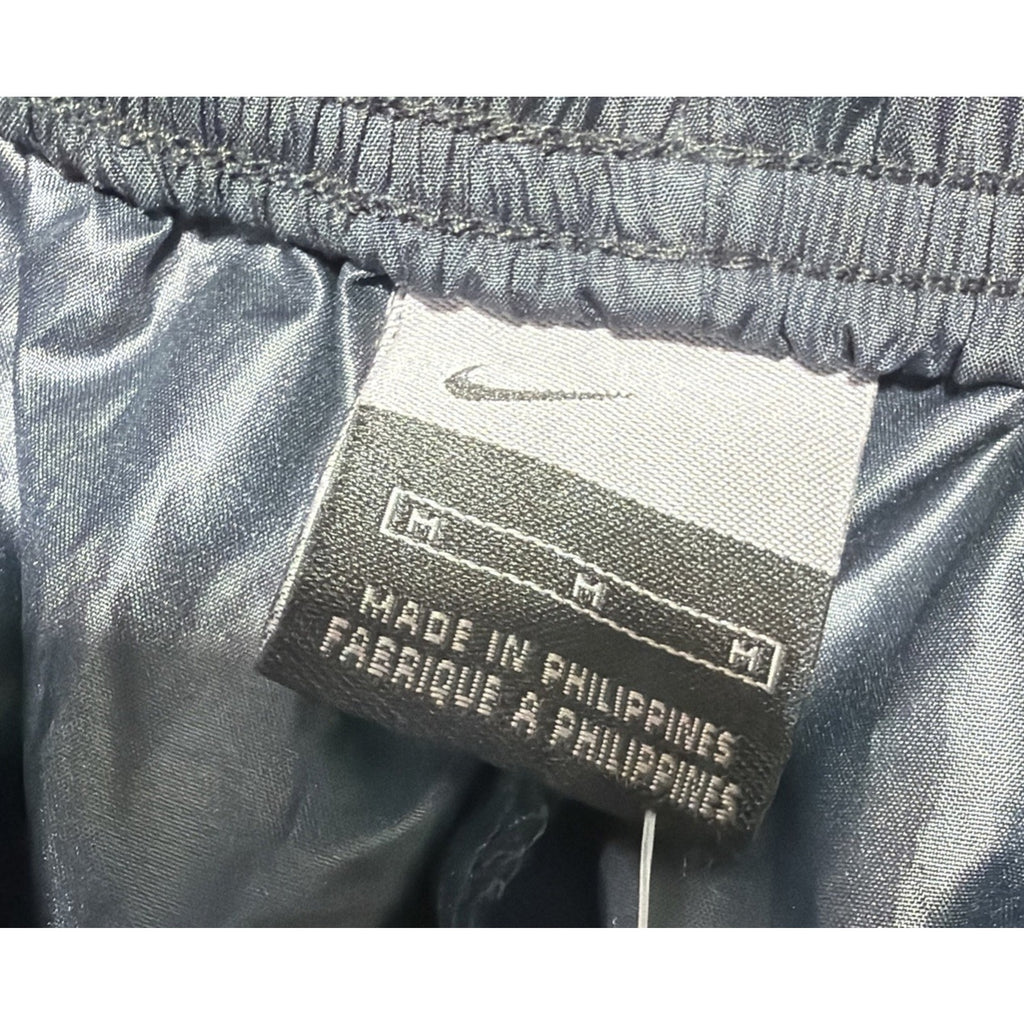 Vintage Nike Athletic Wind Breaker Pants Wide Leg Baggy Men's Size M Black NWT
