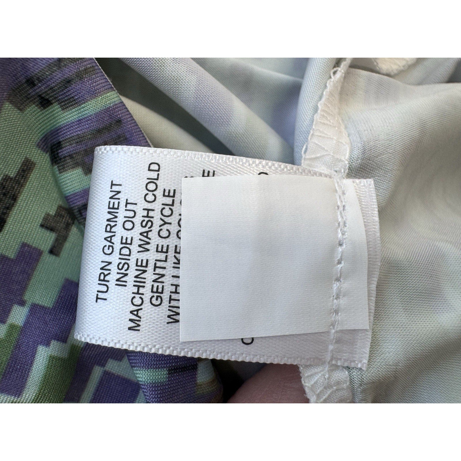 One World Live & Let Live SP Petite Maxi Dress Blue Green Beaded Boho