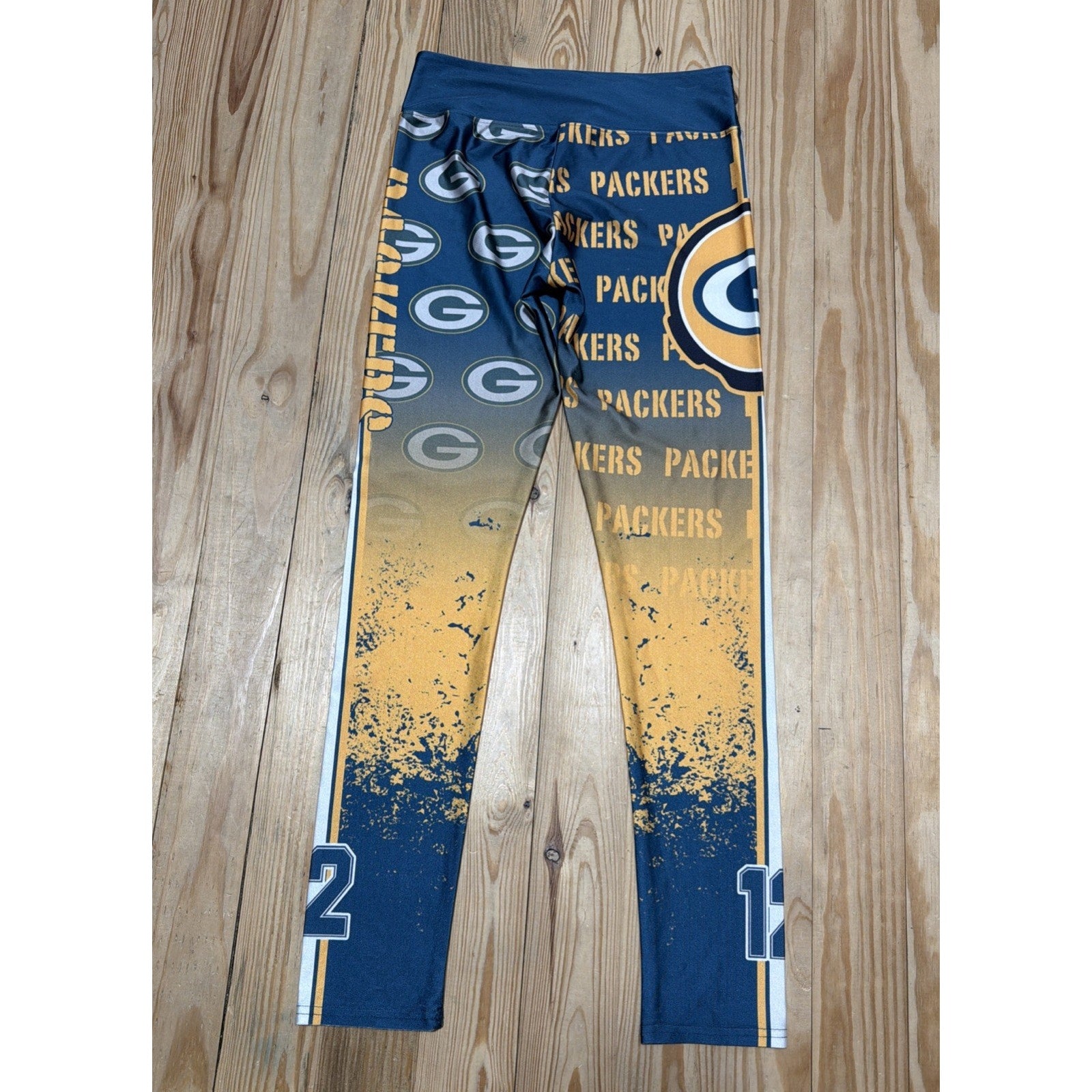 NFL Apparel Womens XS Green Bay Packers Full Length Leggings 27x28