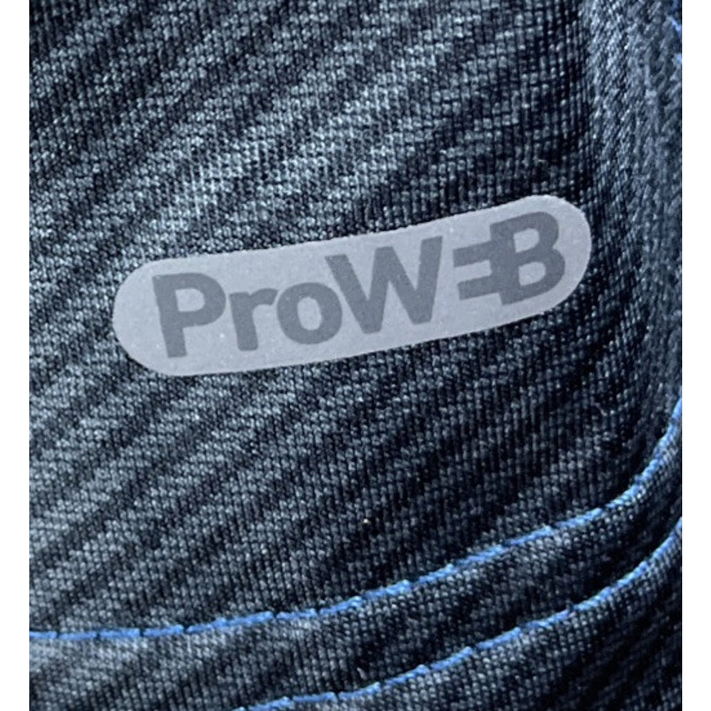 Spyder Active ProWeb Compression 1/4 Zip Pullover Shirt Men's S Blue Black NEW