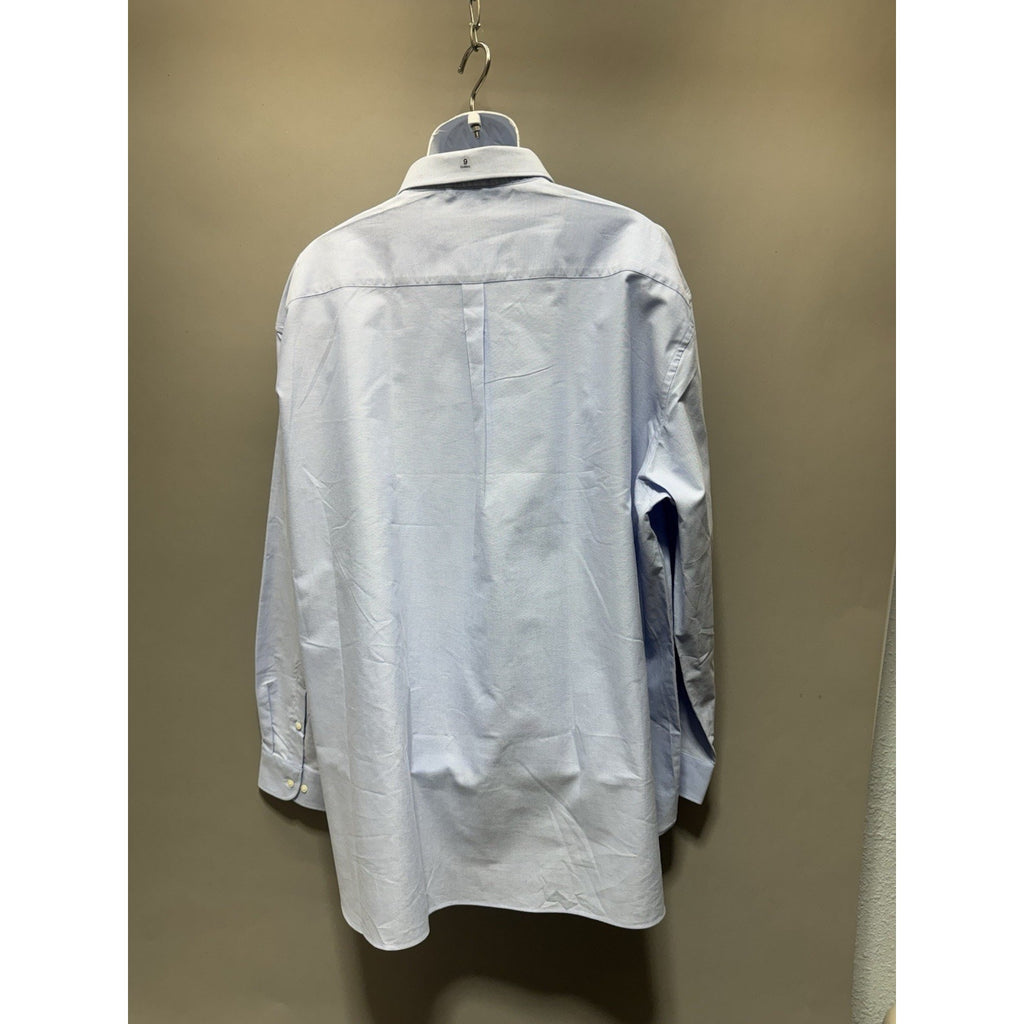 El Corte Inglés Emidio Tucci Men’s Blue Dress Shirt Size 9 Classic Fit Button 5X