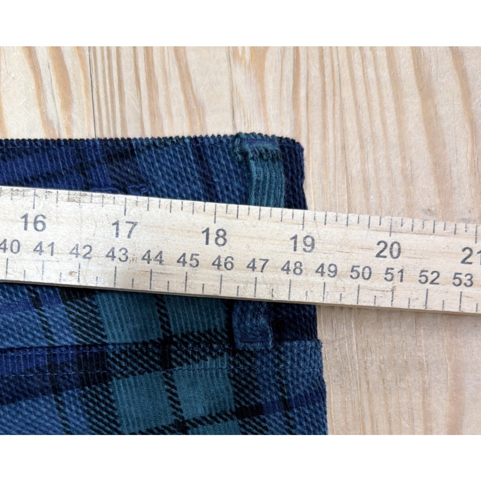 Vineyard Vines Womens 33 Tartan Check Straight Corduroy Plaid Raw Hem Pants New