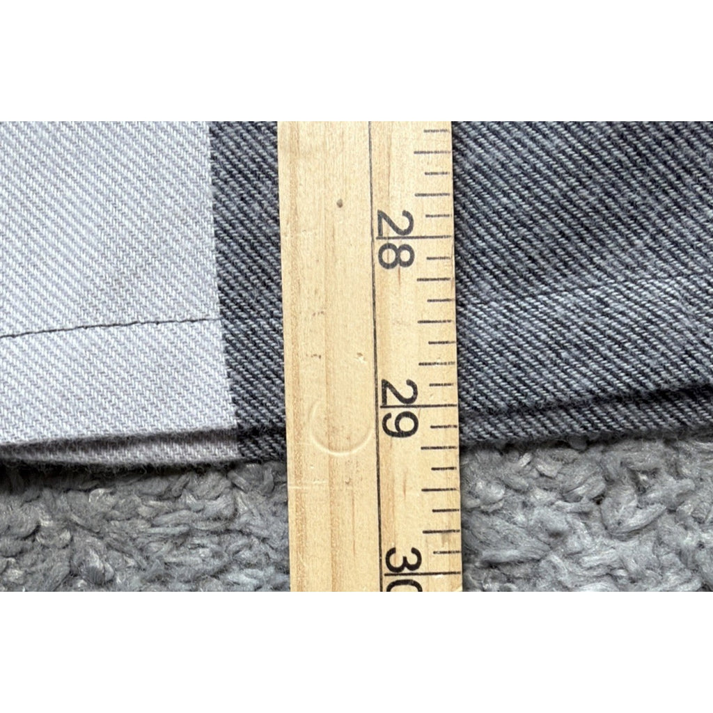 New WOMAN'S Small K.E.R.E.N HART Long Sleeve Button Up Flannel Shirt Pockets