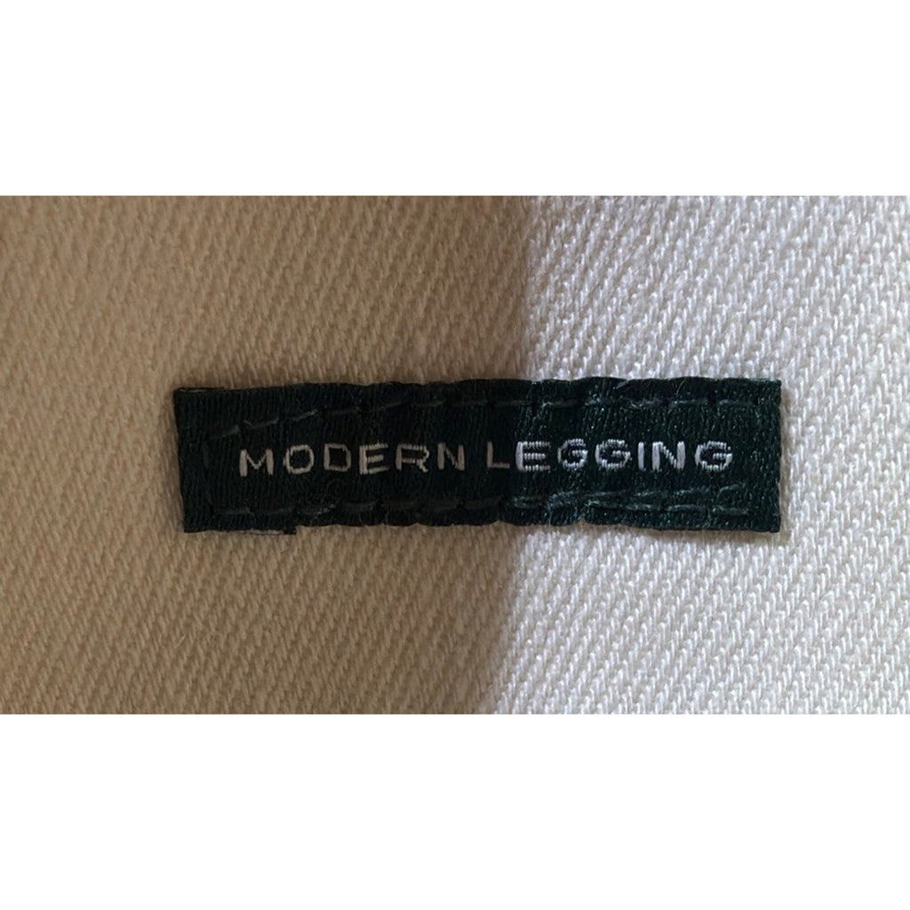 LRL RALPH LAUREN Ivory Cream Wide Band Modern Leggings Stretch Jeans Pants 8
